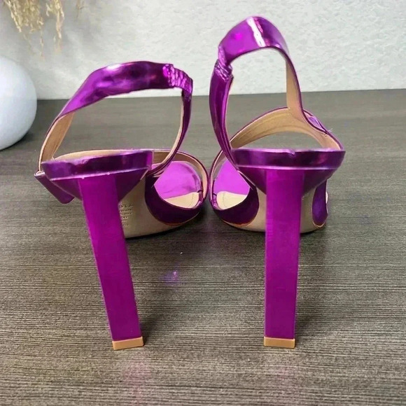 SCHUTZ Dannie Patent Leather Heels Sandals Size 9.5B - Picture 11 of 13